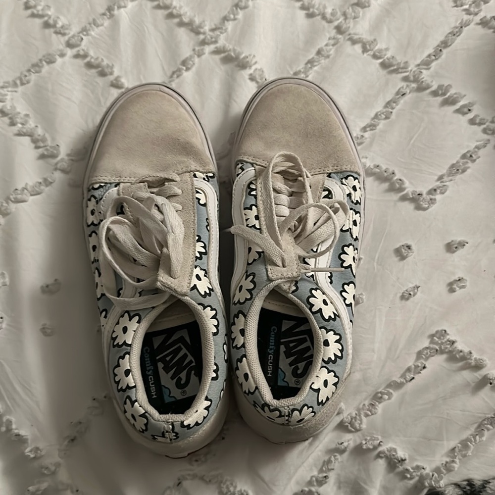 VANS OLD SCHOOL W FLOWERS (COMFY CUSH)
